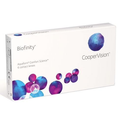 Силикон-гидрогелевые линзы Cooper Vision Biofinity 