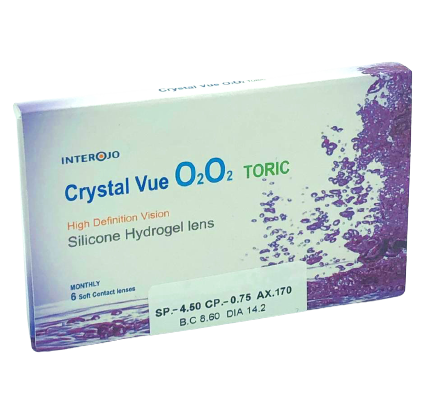 Астигматические линзы Crystal Vue O2O2 Toric