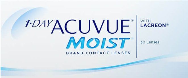 Однодневные линзы Johnson & Johnson 1-Day Acuvue Moist