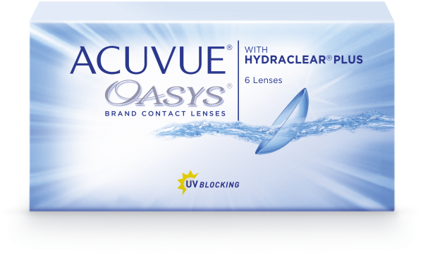 Силикон-гидрогелевые линзы Johnson & Johnson Acuvue Oasys  Силикон-гидрогелевые линзы Johnson & Johnson Acuvue Oasys