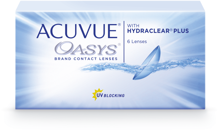 Силикон-гидрогелевые линзы Johnson & Johnson Acuvue Oasys 