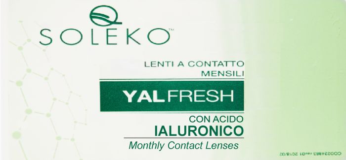 Гидрогелевые линзы Soleko YalFresh IALURONICO