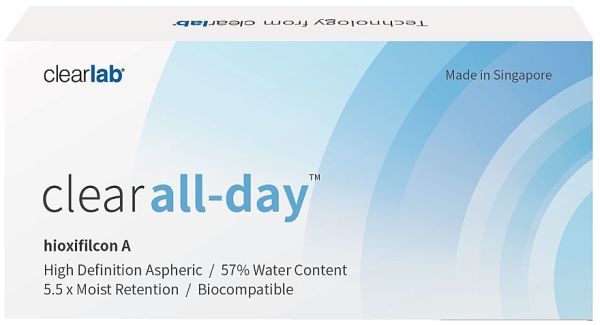 Гидрогелевые линзы на месяц ношения Clear All-day