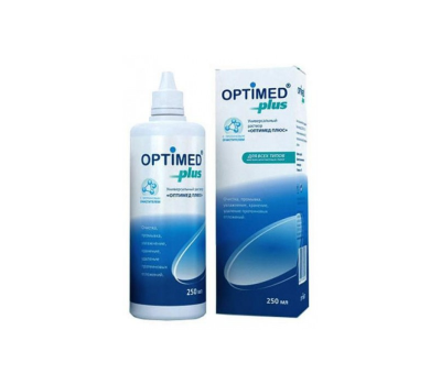 Универсальный раствор для контактных линз Optimed Plus 250 ml