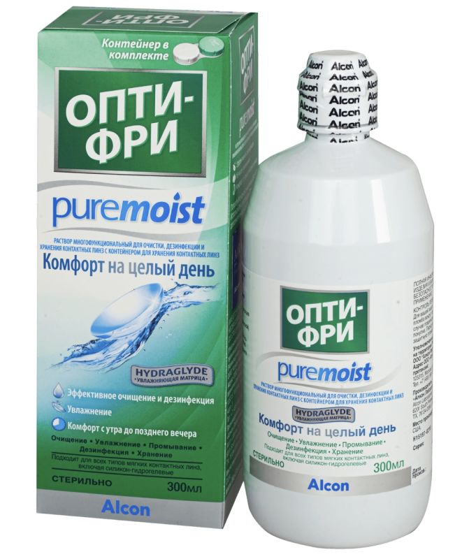 Раствор Alcon Opti Free Pure Moist 300ml