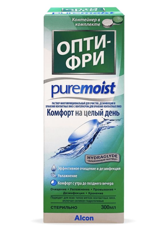 Раствор Alcon Opti Free Pure Moist 300ml