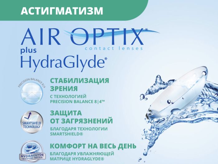 Астигматические линзы Air Optix Toric